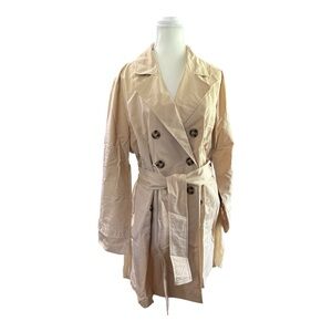 Wynne Layers Beige Trench Coat Jacket – Size L